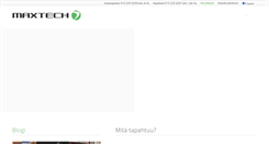 Desktop Screenshot of maxtech.fi