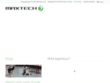 Tablet Screenshot of maxtech.fi