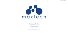 Tablet Screenshot of maxtech.pl